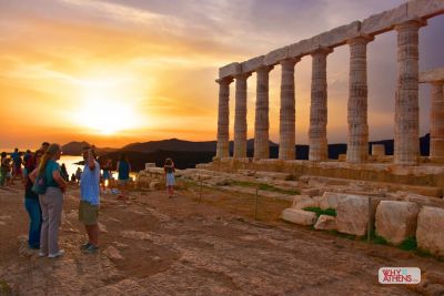 Athens Riviera Vouliagmeni Sounio Sunset